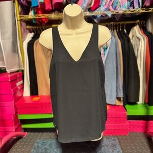 Lilly Pulitzer Florin V-Neck Tank Top - Onyx (Size XS)